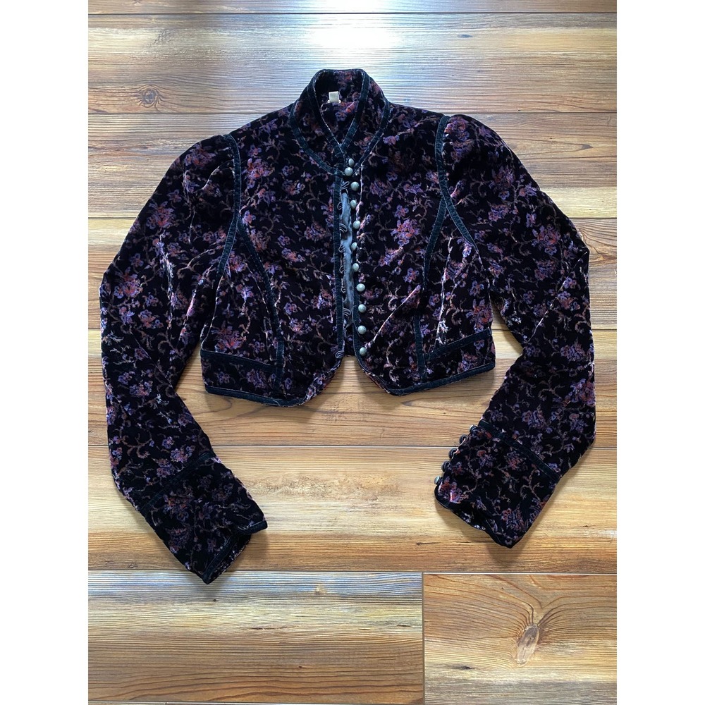 ❌SOLD❌ Free People Tripoli Cropped Velvet Bolero